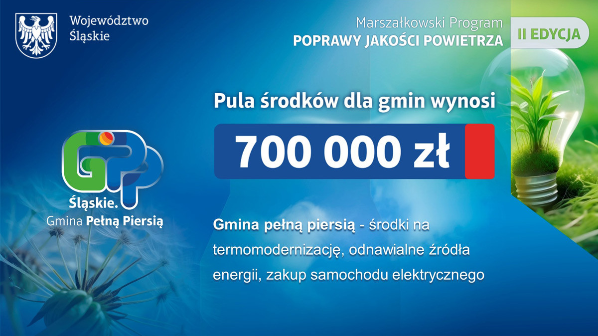 plakat programu gmina pełną piersia